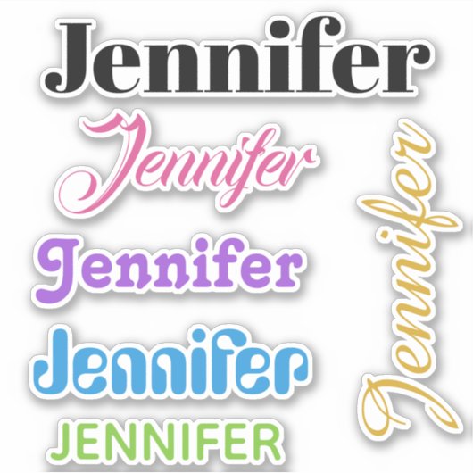 YOUR NAMEスタンプ シール (正面)