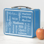 YOUR Name繰り返しカスタムの弁当 メタルランチボックス (インサイチュ)