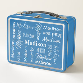 YOUR Name繰り返しカスタムの弁当 メタルランチボックス