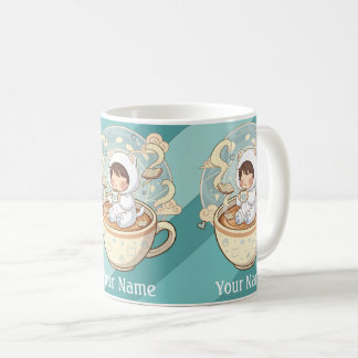 Your Name Cat Coffee Mug Gift for Book Readers コーヒーマグカップ
