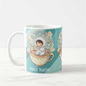 Your Name Cat Coffee Mug Gift for Book Readers コーヒーマグカップ (左)