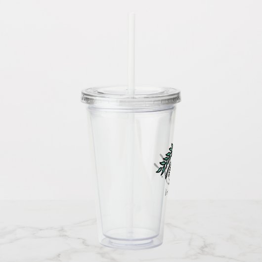 Your Name Handlettered夫人 アクリルタンブラー (右)