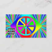 YOUR NAME HERE! Rainbow Wheel (you may add words) 名刺 (正面)
