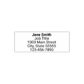 Your Name Job Title Phone Number差出人住所 セルフインキングスタンプ (デザイン)