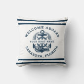 Your Name of Boat Ancient Anchor  クッション (正面)