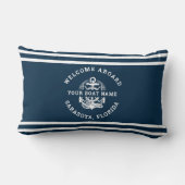 Your Name of Boat Ancient Anchor  ランバークッション (裏面)