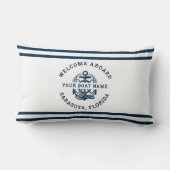 Your Name of Boat Ancient Anchor  ランバークッション (裏面)