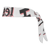 Your name pattern monogram rose colour shadow タイヘッドバンド (回転90)