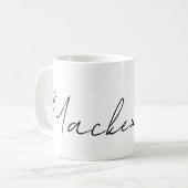 Your Name Personalized コーヒーマグカップ (正面左)