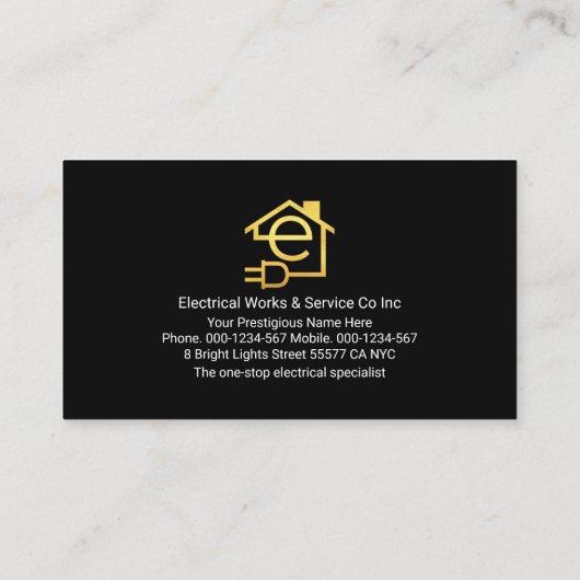 Your Name Powers Electric Plug 名刺 (裏面)