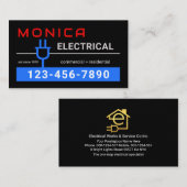 Your Name Powers Electric Plug 名刺 (正面/裏面)