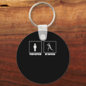 Your Nephew My New Phew Baseball  キーホルダー (正面)