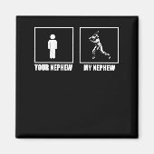 Your Nephew My New Phew Baseball マグネット (正面)