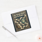 "Your Nervous System Keeps the Receipts" Tシャツ スクエアシール (封筒)