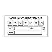 Your Next Appointment セルフインキングスタンプ (デザイン)