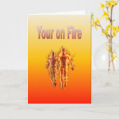 Your on Fire カード (黄色い花)