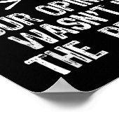 Your Onion Wasnt In The Recipe Chef Cooking Gift C ポスター (角)