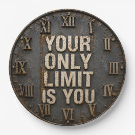 Your Only Limit Is You Self Improvement ペーパープレート