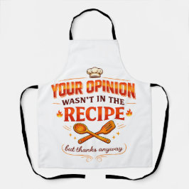 Your Opinion Wasn’t in the Recipe but thanks エプロン