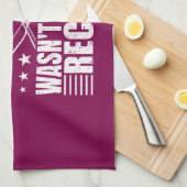 Your Opinion Wasn't in the Recipe Funny Saying キッチンタオル (四つ折り)