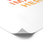 Your Own Image Photo Blank ポスター (角)