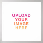 Your Own Image Photo Blank ポスター (正面)