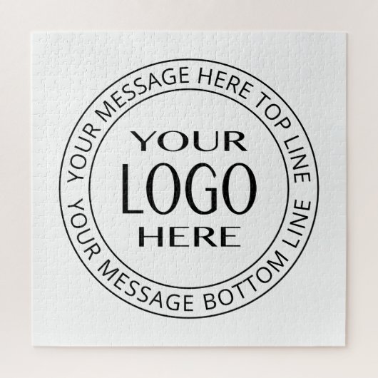 Your Own Logo & Customizable Circular Text ジグソーパズル (縦)