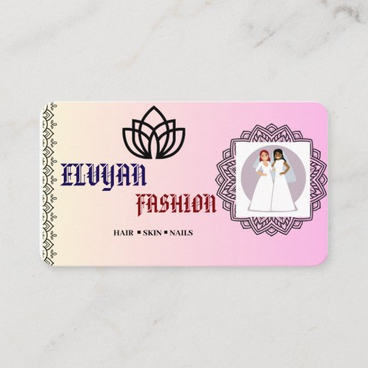 Your own logo stylish 名刺 (正面)