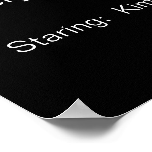 Your Own Personalised Movie Poster  ポスター (角)