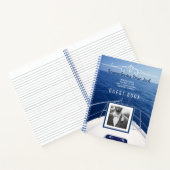 Your Own Photo Boat Memorial Serviceゲストブック ノートブック (内部)