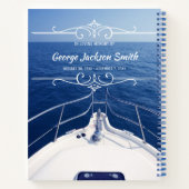Your Own Photo Boat Memorial Serviceゲストブック ノートブック (裏面)