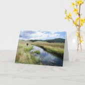 Your Own Photo from a魚釣り旅行 カード (黄色い花)