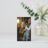 Your own photo Jazzミュージシャン名刺 名刺 (スタンド正面)