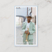 Your own photo Jazzミュージシャン名刺 名刺 (正面)