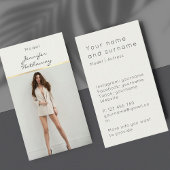Your own photo model Actress Business Card 名刺