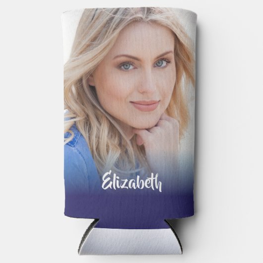 Your Own Photo Monogramの卒業 スリム缶クーラー (正面)