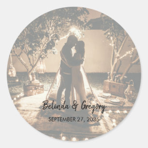 Your Own Photos 結婚 Been's ラウンドシール