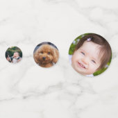 Your Own Photos Custom Table Confetti コンフェッティ (裏面)