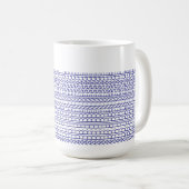 Your Own Words & Name Modern Custom Hidden Message コーヒーマグカップ (正面右)