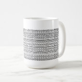 Your Own Words, Quote, Joke Custom Hidden Message コーヒーマグカップ (正面右)