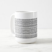 Your Own Words, Quote, Joke Custom Hidden Message コーヒーマグカップ (正面左)