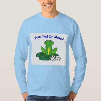 Your Pad or Mine - メンズベイビーブルーロングスリーブ Tシャツ