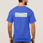 Your Pad or Mine - メンズロイヤルブルー Tシャツ (裏面)