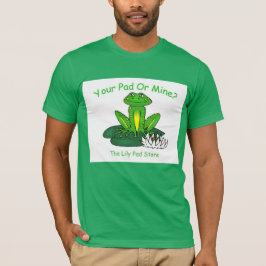 Your Pad or Mine - メンズ鮮やかグリーン Tシャツ