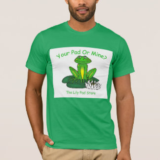 Your Pad or Mine - メンズ鮮やかグリーン Tシャツ