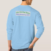 Your Pad or Mine - Men's Baby Blue Long Sleeve Tシャツ (裏面)