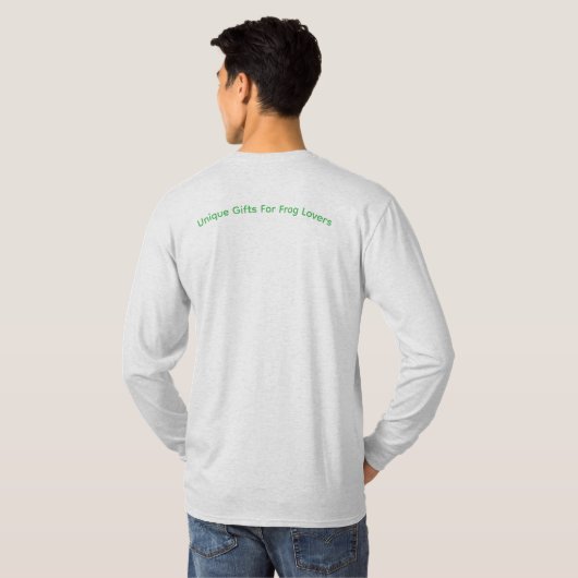 Your Pad or Mine - Men's Light Gray Long Sleeve Tシャツ (裏面フル)