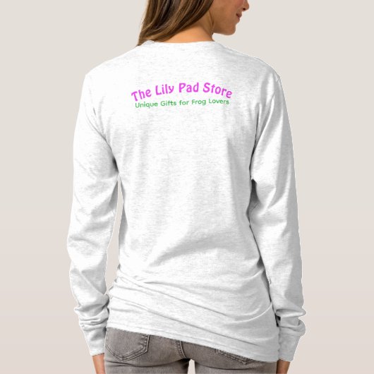 Your Pad or Mine? Women's Light Gray Long Sleeve Tシャツ (裏面)