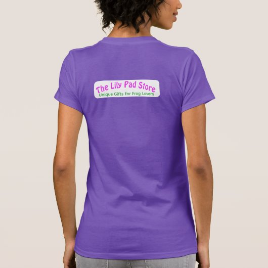 Your Pad or Mine Women's Purple Tシャツ (裏面)
