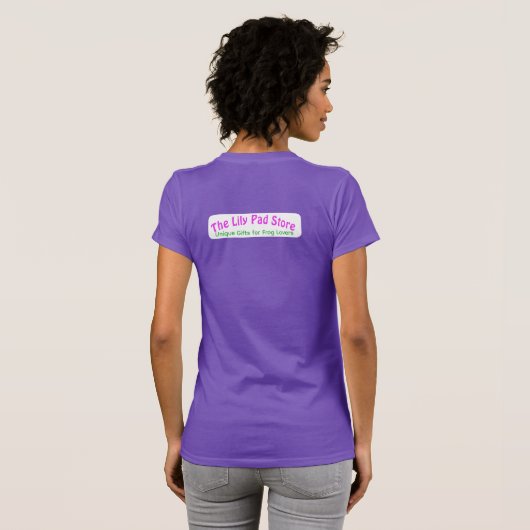 Your Pad or Mine Women's Purple Tシャツ (裏面フル)